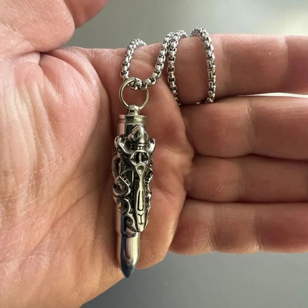 Silver Spark Jewels gun bullet